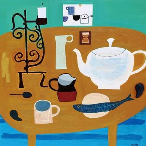 Teapot and Fish by Simon Laurie
