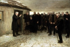 James Guthrie, Highland Funeral (1881-1882)One of the Glasgow Boys of early 1880s