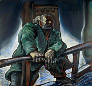 Peter Howson, The Heroic Dosser, 1987, Oil on canvas