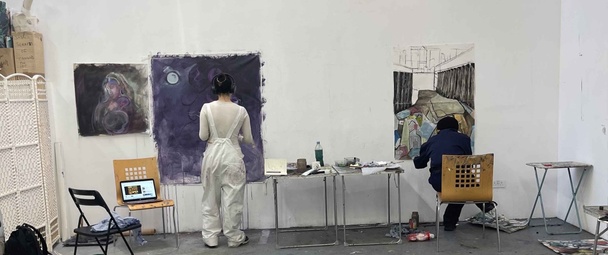 Painting Personal Projects with  artists Guy Allott and Joana Galego: Saturdays 20 April to  29 June 2024 (10-5pm)