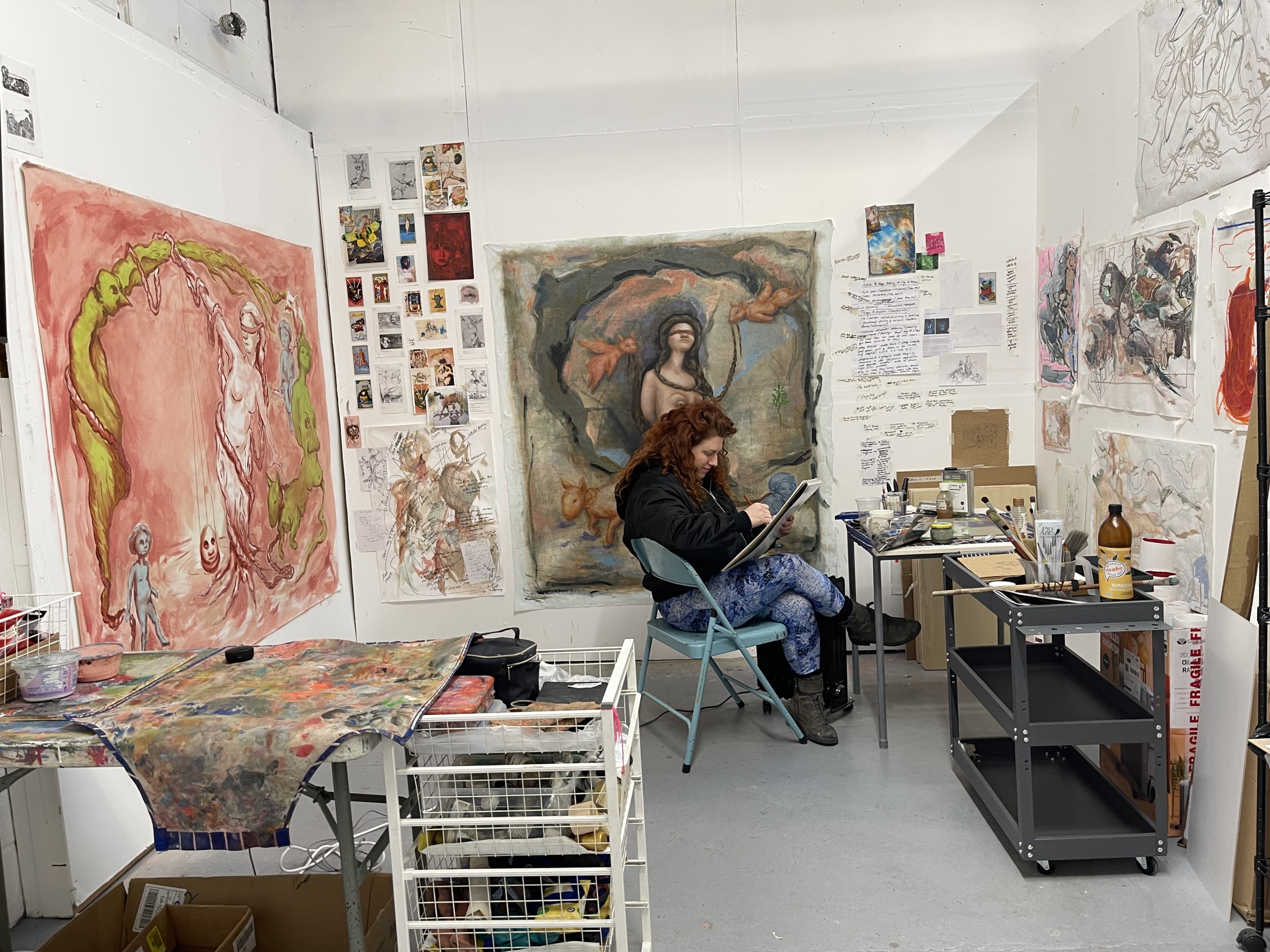 APPLICATIONS OPEN for The ESOP Advanced Painting Course 2025-27 with full time studio & Mon – Wed Tutor time